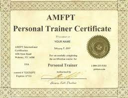 personal trainer certification online