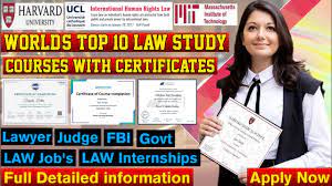 free online law courses with certificates