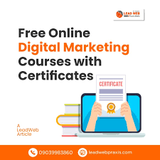 digital marketing course free online with certificate