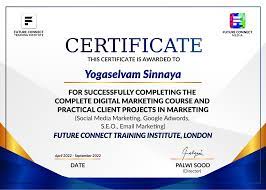 digital marketing online course with certificate