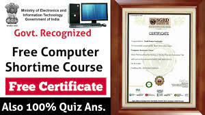 online computer courses with certificate