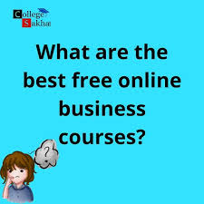 best online business courses