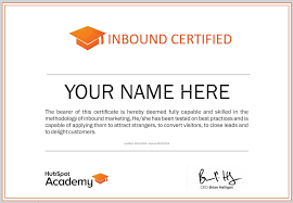 hubspot digital marketing certificate