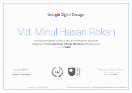 google digital garage fundamentals of digital marketing certification