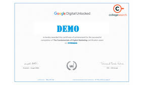 google digital marketing certificate course