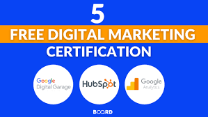 free certificate digital marketing